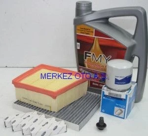 Yağ bakım seti (buji takımlı) 1.25 - 1.4 - 1.6 benzinli