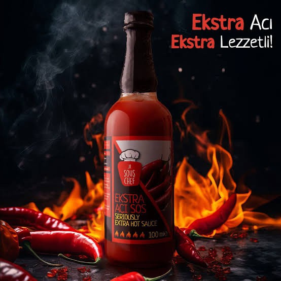 Extra Acı Sos 100 Ml - Jr Sous Chef