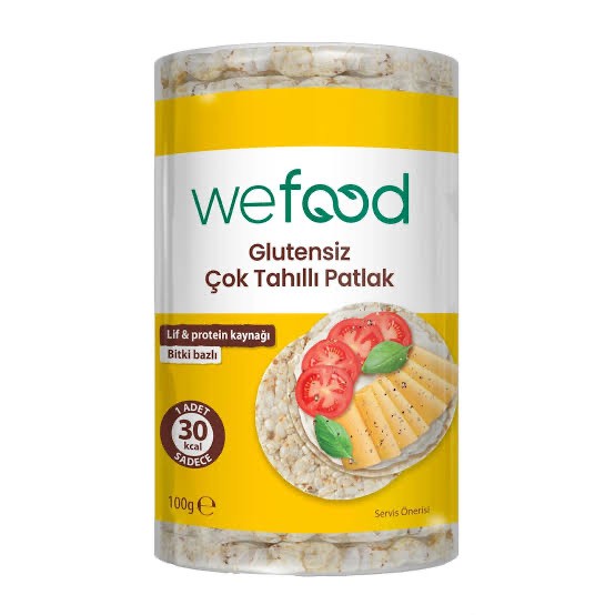 Çok Tahıllı Patlak (glutensiz) - 100 gr - Wefood