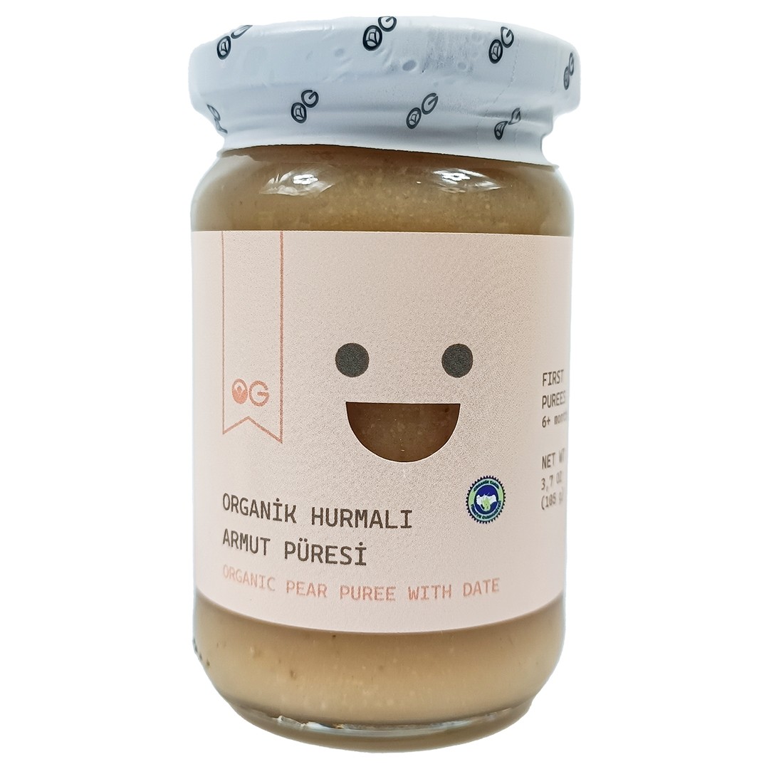 Organik Hurmalı Armut Püresi 105 Gr - OG Store