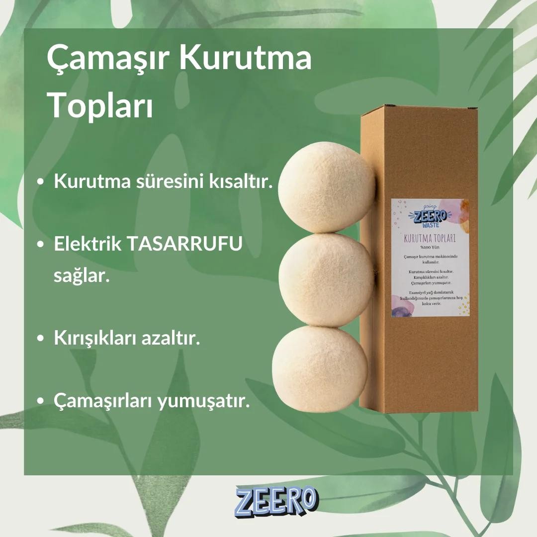 Çamaşır Kurutma Topları - Going Zeero