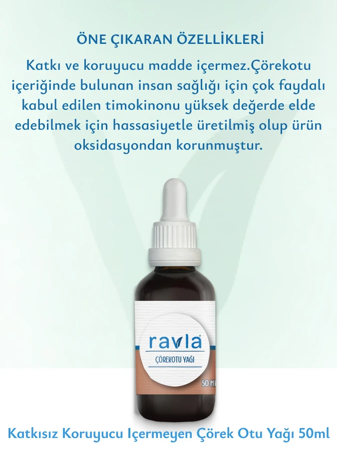 Ravla Çörekotu yağı - 50g