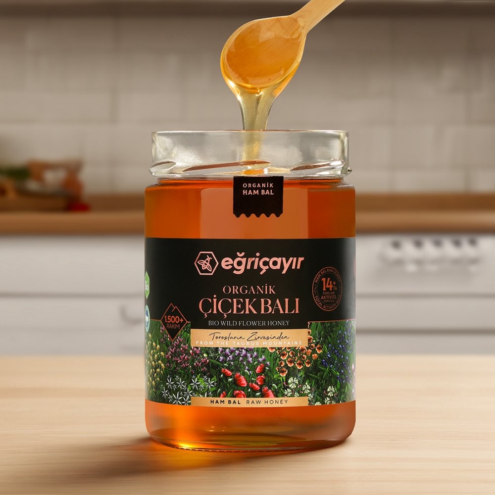 Organik Çiçek Balı TA14+ 450 Gr - Eğriçayır