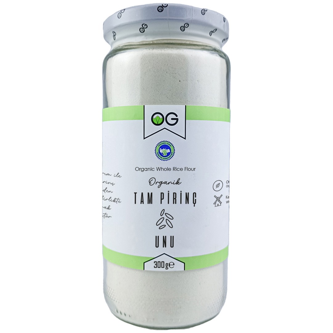 Organik Tam Pirinç Unu 300 Gr - OG Store