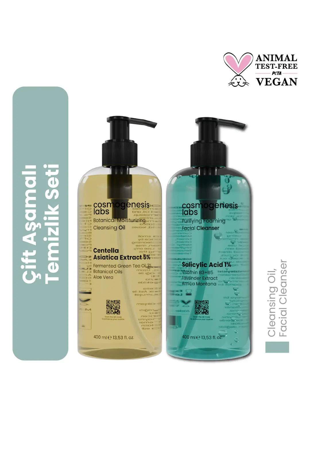 Cosmogenesis Labs Purifying & Moisturizing Two-Step Vegan
