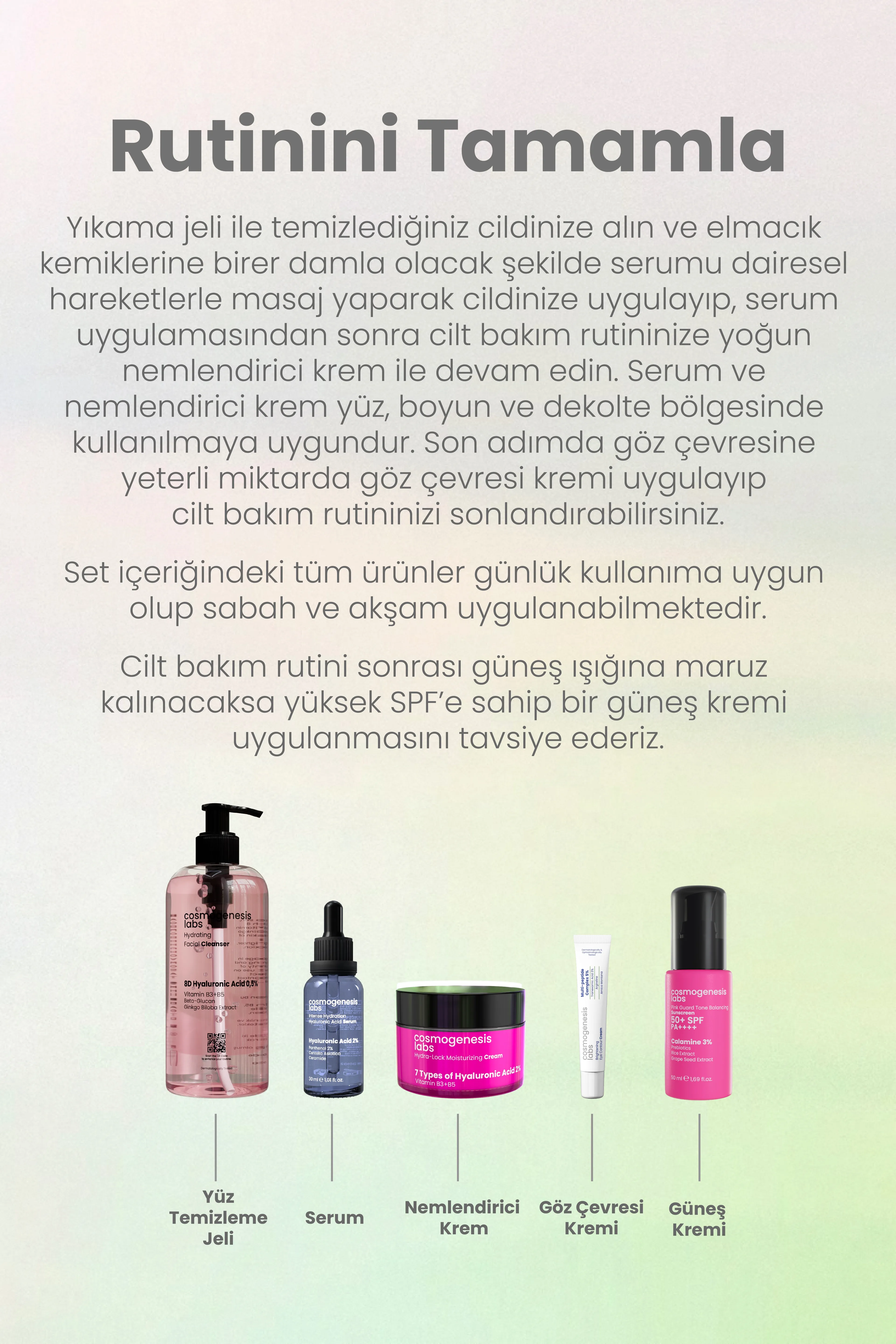 Hassas ve Kuru Cilt Temel Bakım Seti Vegan