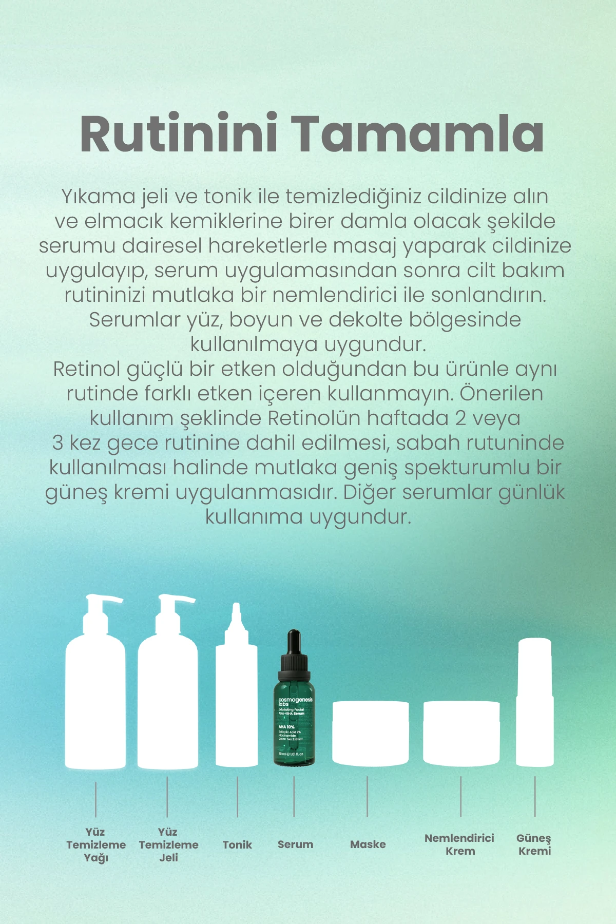 Temel 4'lü Cilt Serum Seti Vegan (Avantajlı Paket)