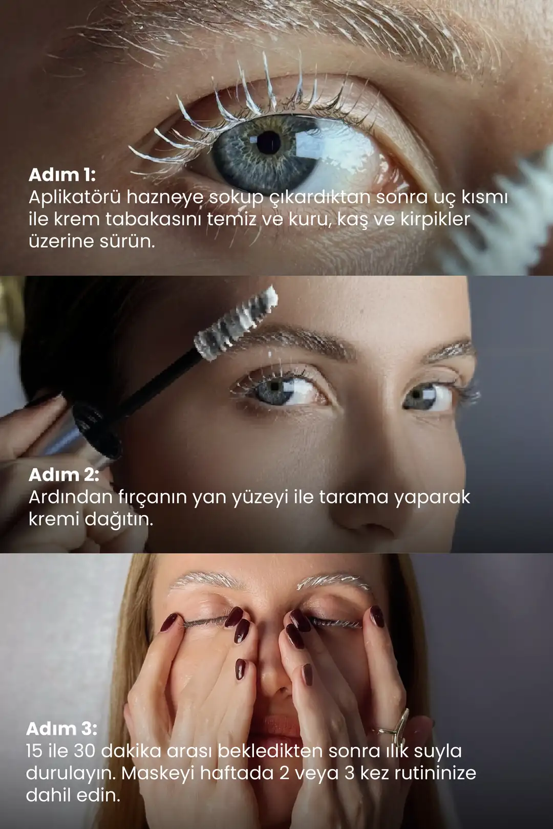Kaş Kirpik Maskesi 9.5ml - Su Bazlı Parlatıcı Nemlendirici Onarıcı