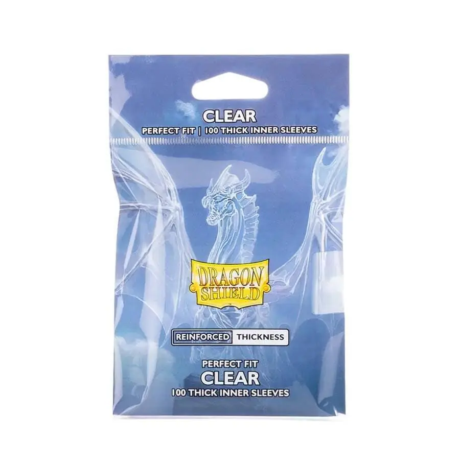 Dragon Shield - Perfect Fit Thick Inner Sleeves (Clear) ürün görseli