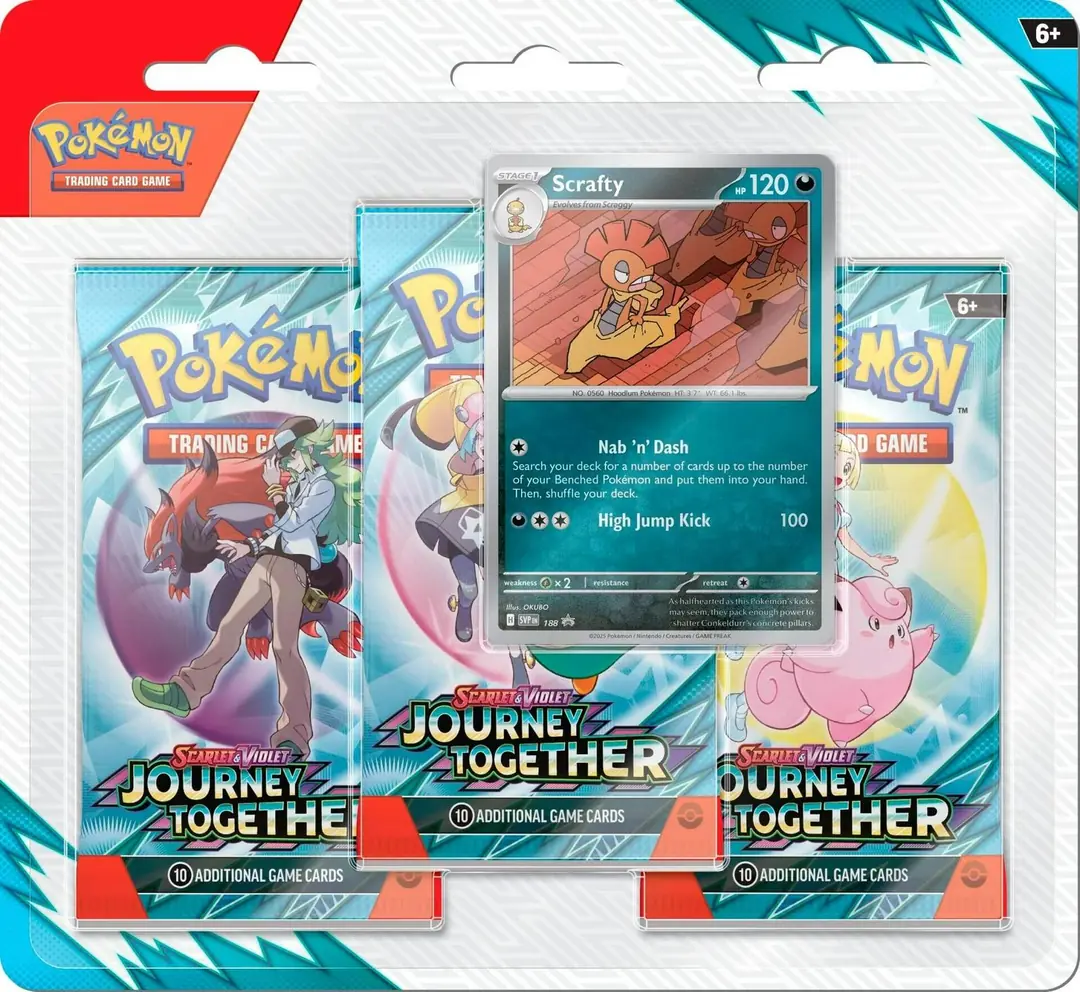 Journey Together 3 Pack Booster Blister - Scrafty ürün görseli