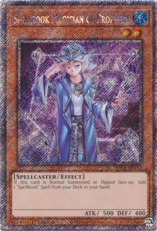 Spellbook Magician of Prophecy - RA04-EN183 - Platinum Secret Rare 1st Edition