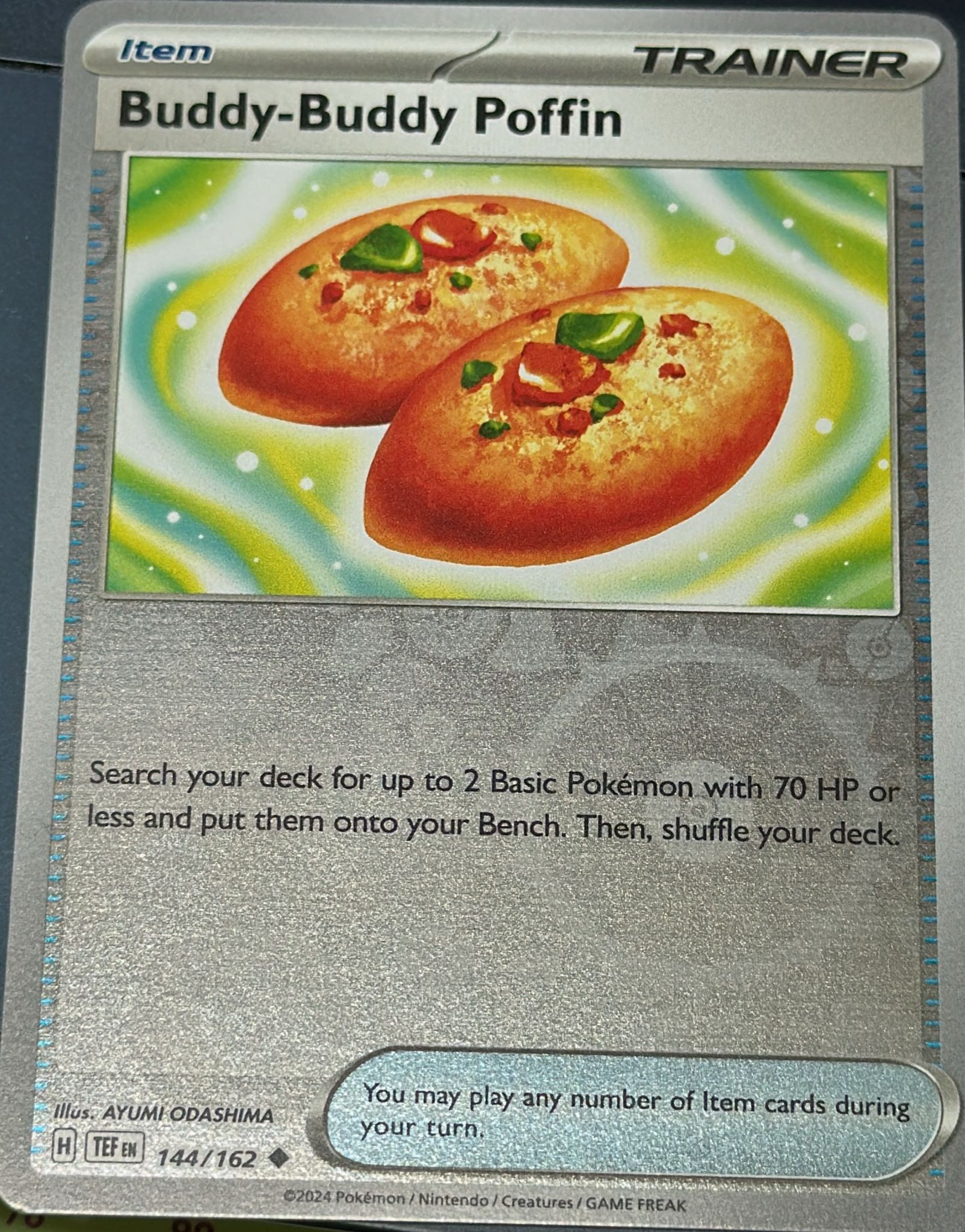 Buddy-Buddy Poffin Reverse Holo Foil - SV05: Temporal Forces