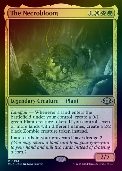 Modern Horizons 3 Foil: The Necrobloom Foil