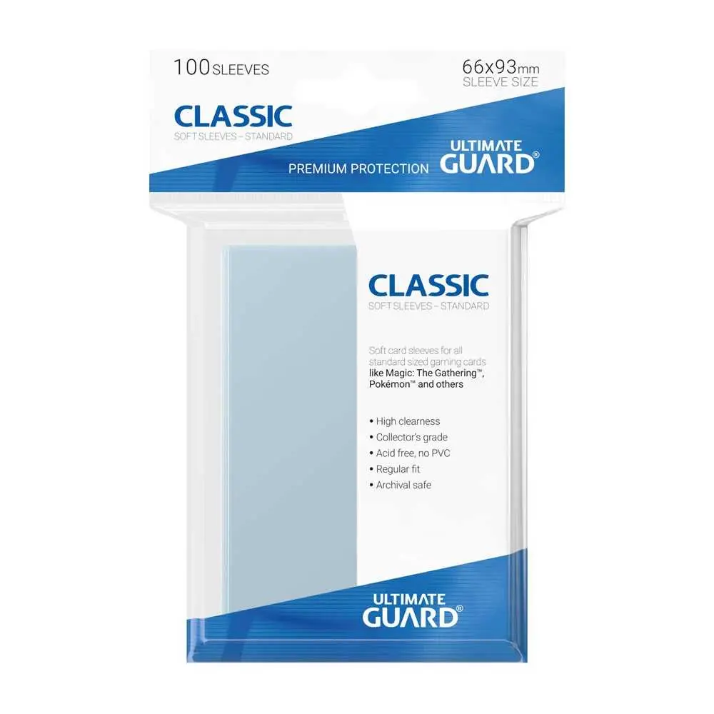 ltimate Guard Classic Soft Sleeves Standard Size Transparent (100)