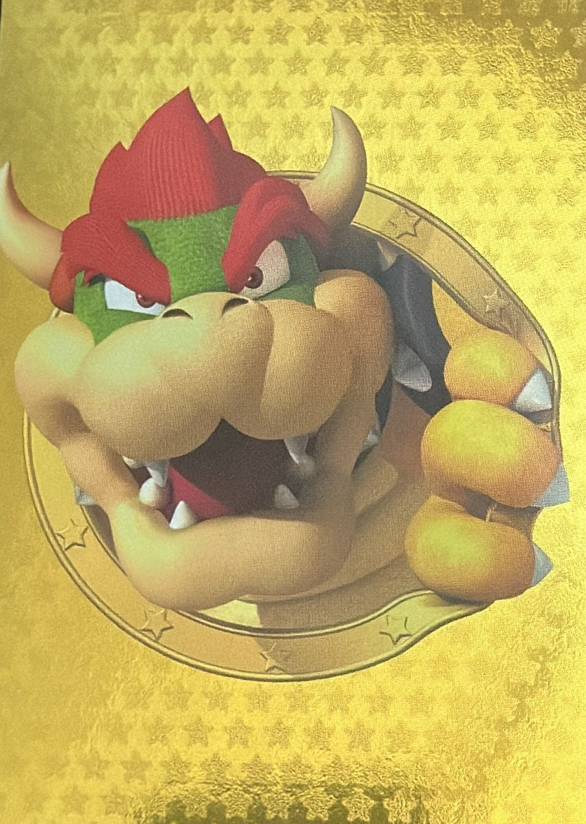 Super Mario Gold Bowser Kart
