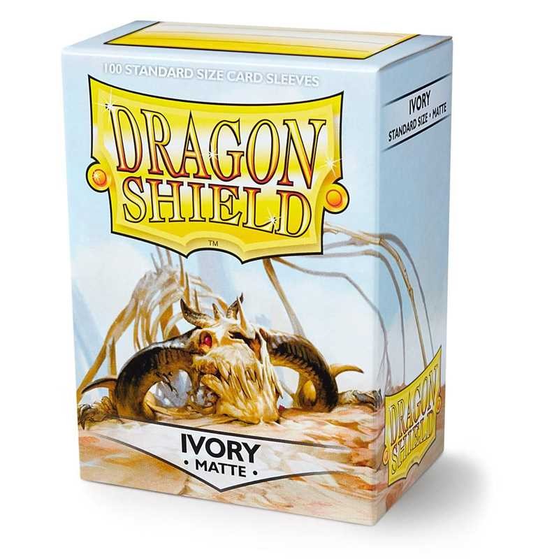 Dragon Shield Standard Sleeves - Matte Ivory (100 Sleeves)