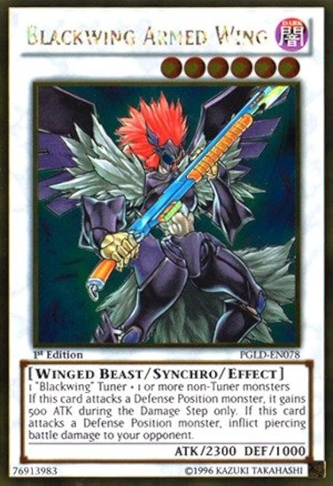 Blackwing Armed Wing - Premium Gold (PGLD)