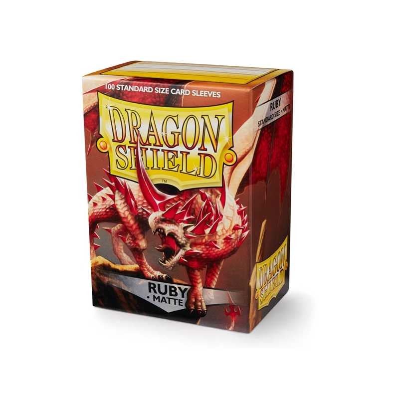 Dragon Shield Standard Sleeves - Matte Ruby (100 Sleeves)