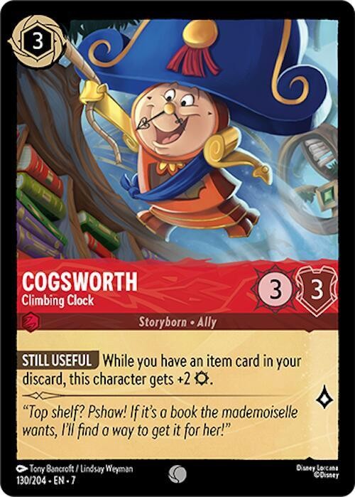 Cogsworth - Climbing Clock - Archazia's Island