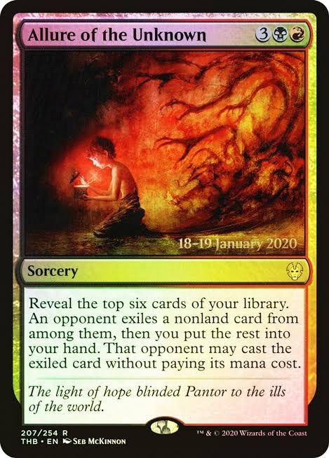 Sealed Holo Allure of the Unknown - Prerelease Cards (PRE)