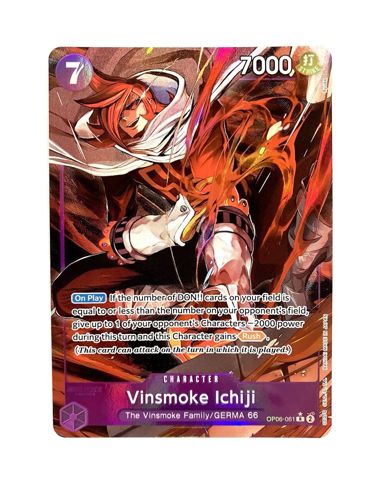 Vinsmoke Ichiji (061) (Alternate Art) One Piece • R • OP06-061