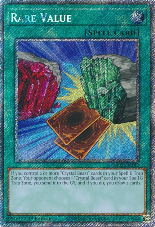 Rare Value (Platinum Secret Rare) - Quarter Century Bonanza