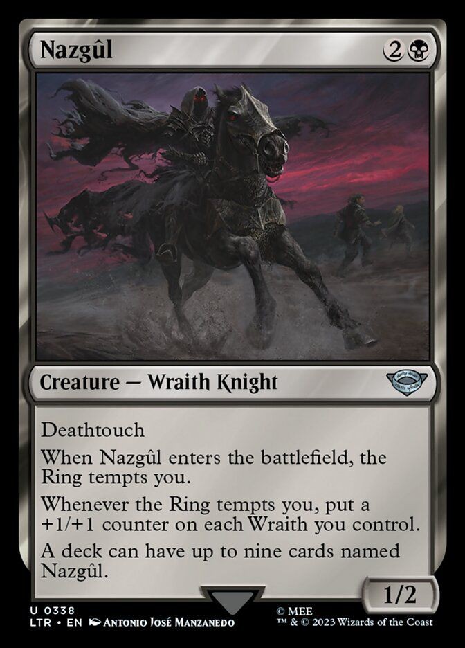 The Lord of the Rings: Tales of Middle-earth: Nazgul U-0338 Kart