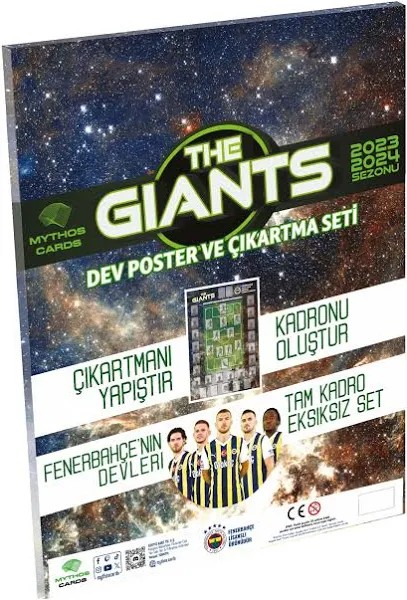 Fenerbahçe The Giants 24/25 Poster Ve Çıkartma Seti