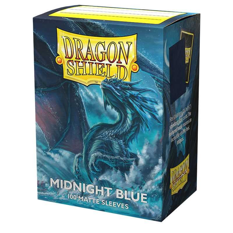 Dragon Shield Standard Sleeves - Matte Midnight Blue (100 Sleeves)