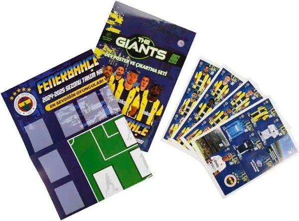 Fenerbahçe The Giants 24/25 Poster Ve Çıkartma Seti