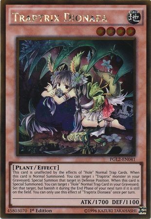 Traptrix Dionaea - PGL2-EN041 - Gold Rare 1st Edition