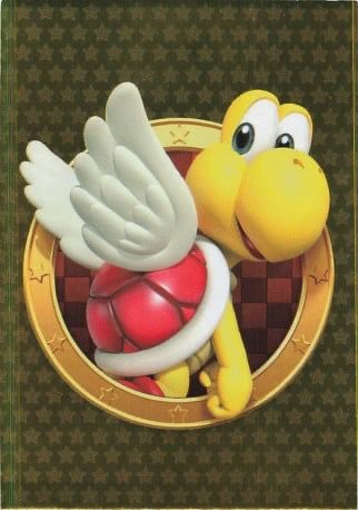Super Mario Gold Red Koopa Paratroopa Kart