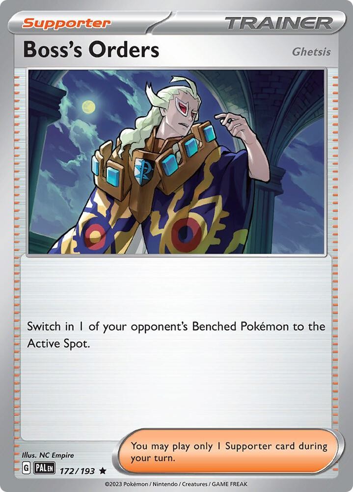 Boss's Orders - 172/193 - SV02: Paldea Evolved 