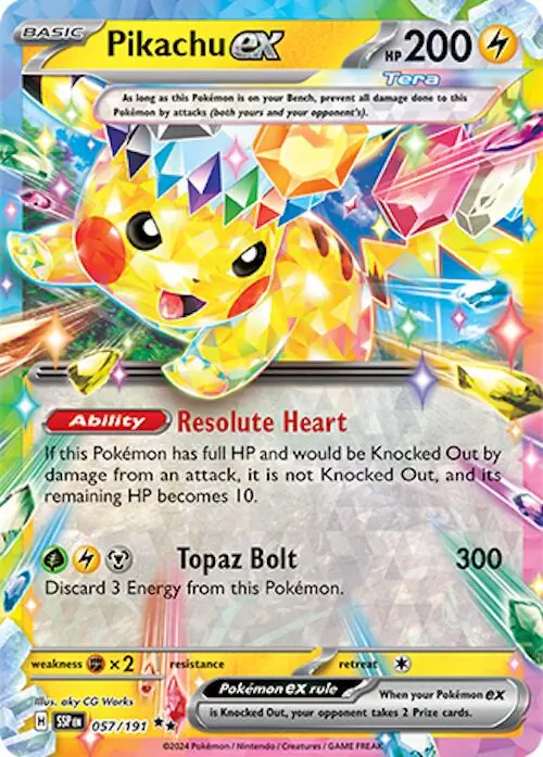 Pikachu ex #57