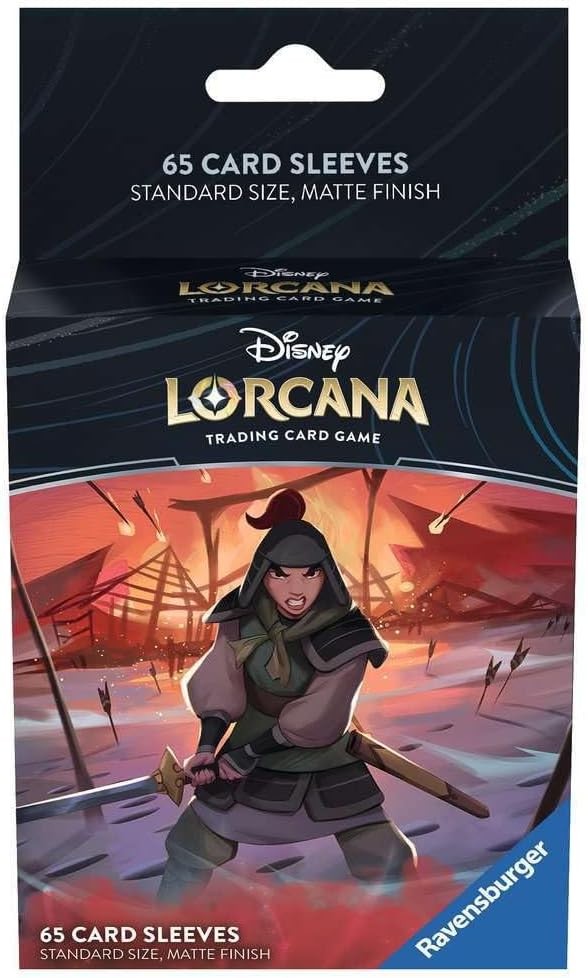 Disney Lorcana Mulan 65'li Sleeve Kart Koruyucu