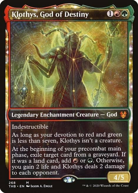 Theros Beyond Death Variants: Klothys, God of Destiny 268-M
