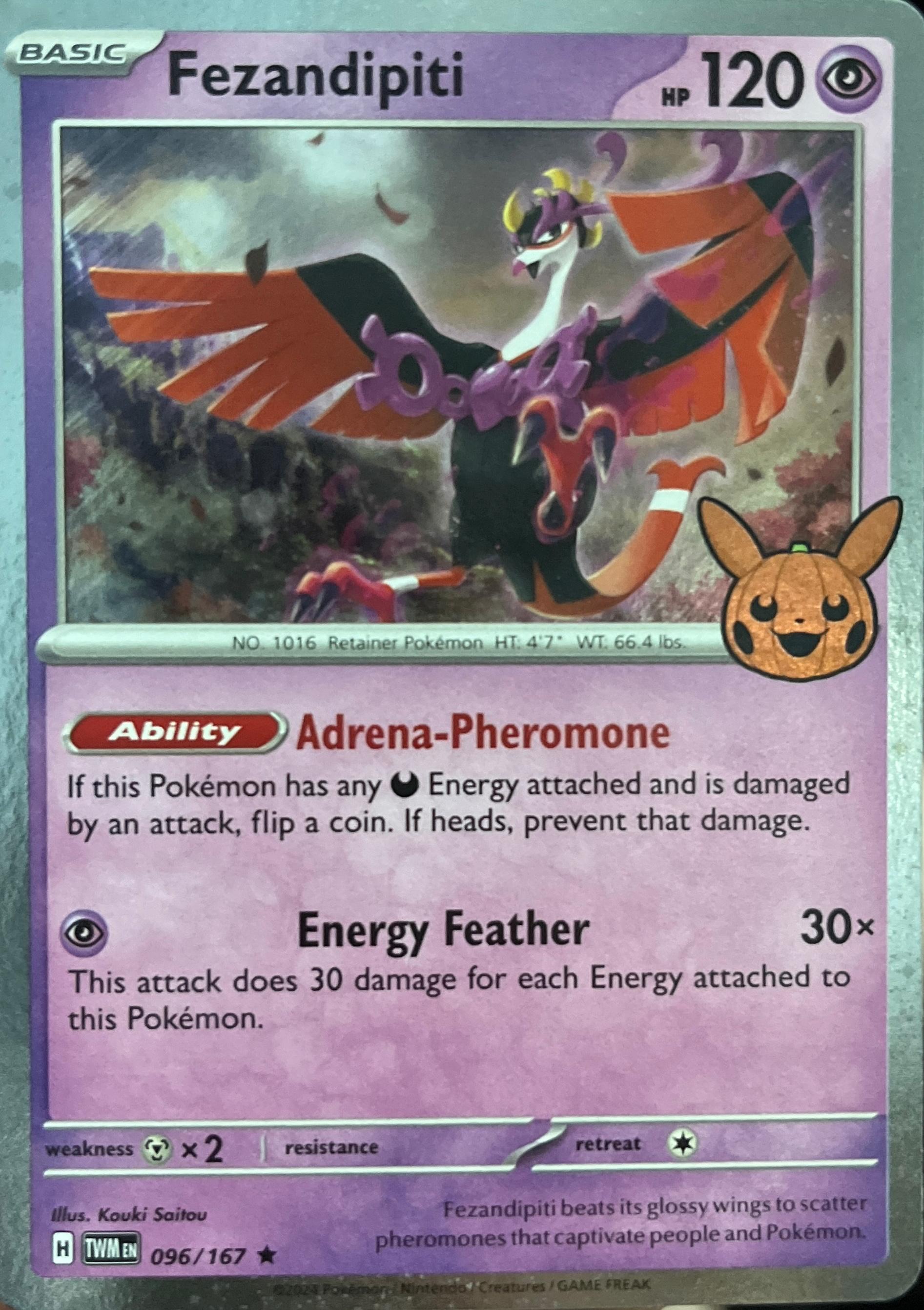 Fezandipiti #96 Pokemon Trick or Trade 2024
