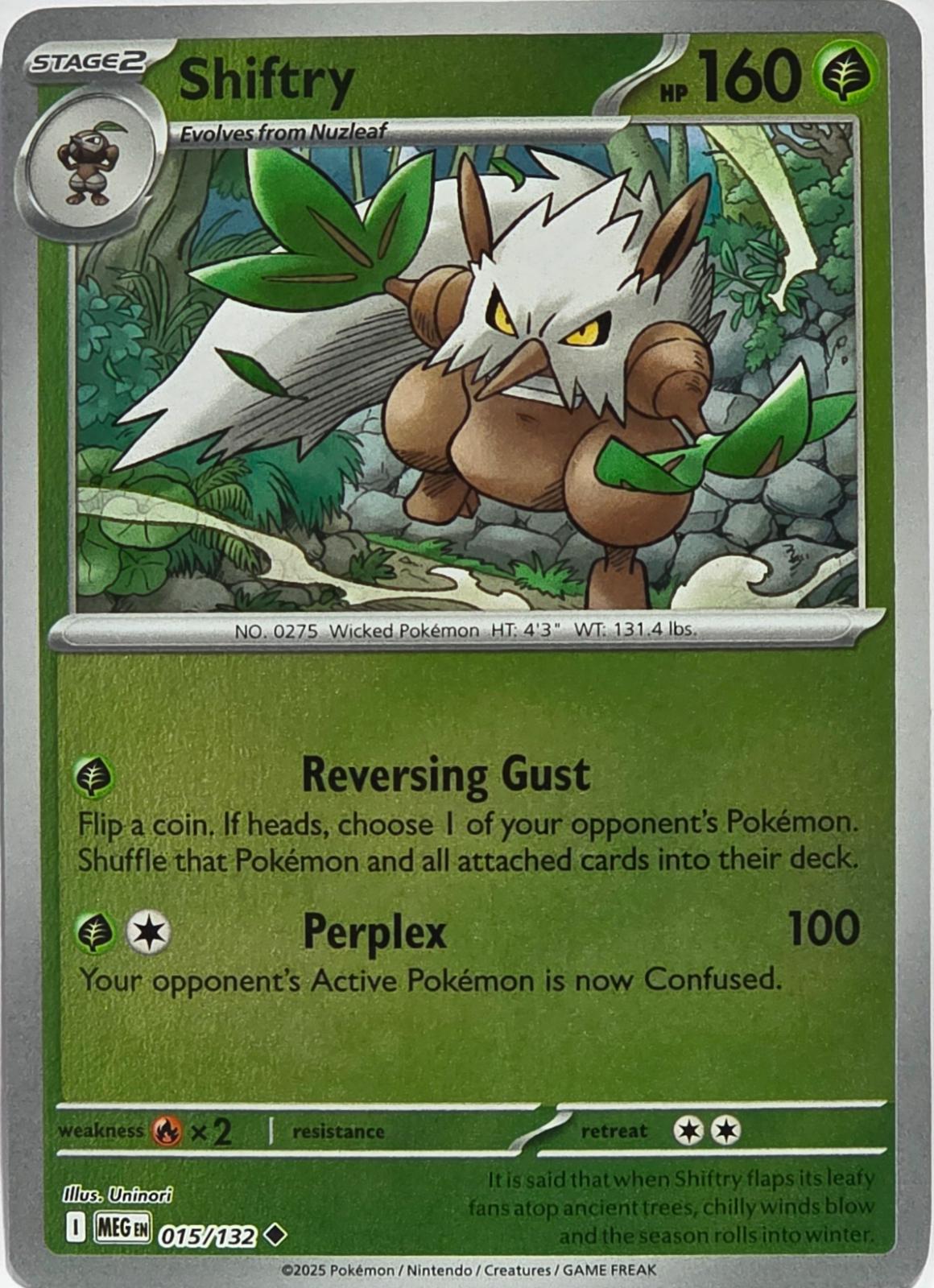 Shiftry [Reverse Holo] #15 Pokemon Mega Evolutio