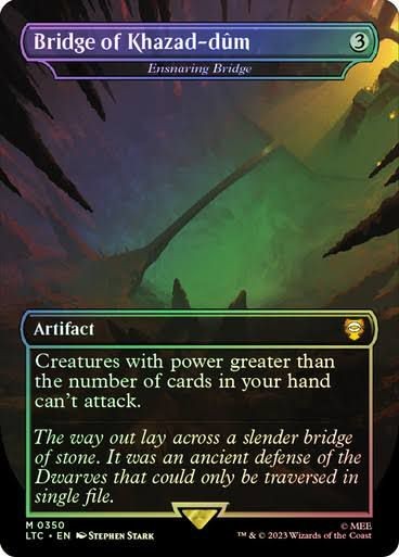 The Lord of the Rings: Tales of Middle-earth Foil: Bridge of Khazad-dum M-0350