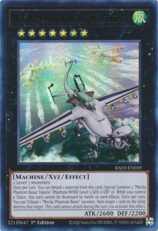 Mecha Phantom Beast Dracossack - RA03-EN039 - Ultra Rare 1st Edition