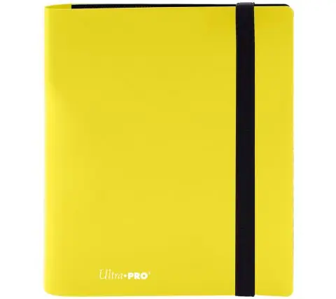 Ultra Pro - Eclipse 2 Pocket Pro Binder - Lemon Yellow ürün görseli
