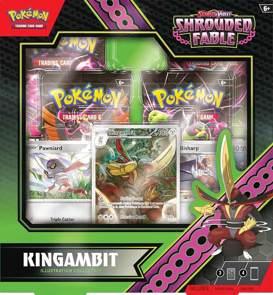 Pokemon Shrouded Fable Kingambit Illustration Collection