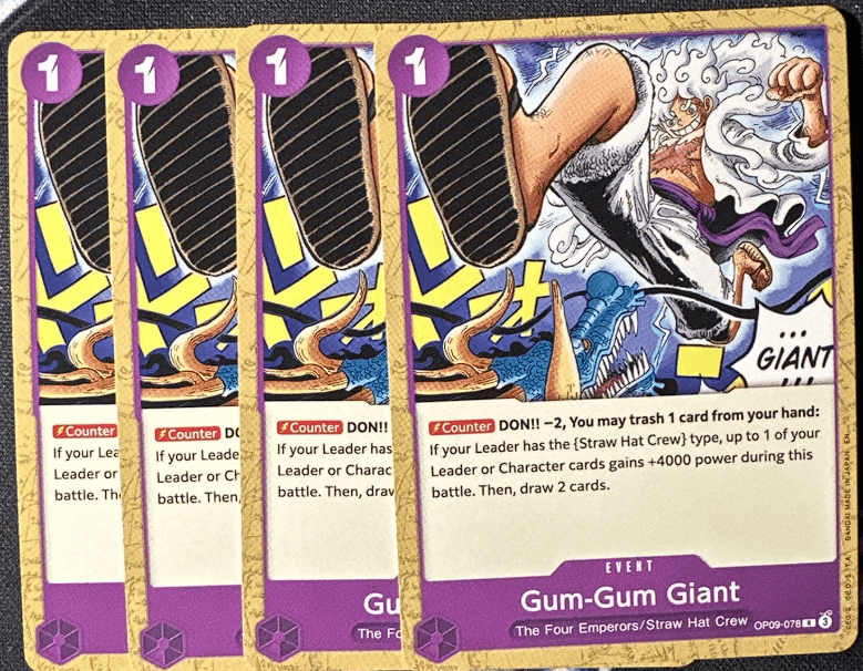 4 adet Playset Gum-Gum Giant