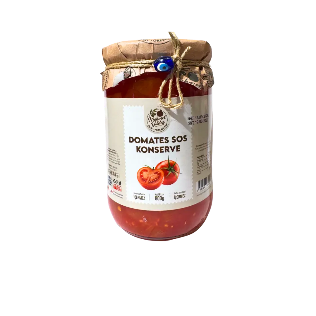 Sos Domates Domates Sos Konserve 800g | MY Hatay Yöreselleri