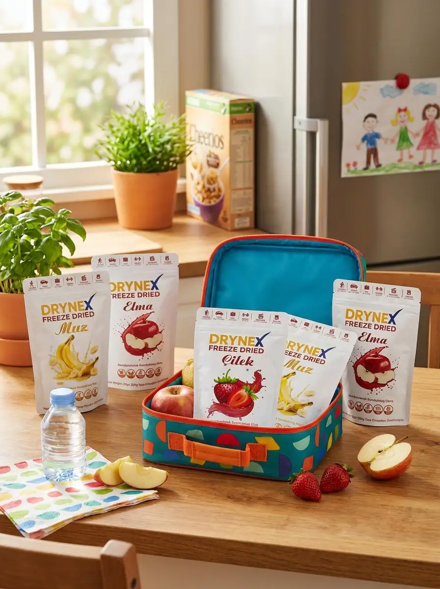 Freeze Dried - Dondurularak Kurutulmuş Meyve 5'li Set - 2 Muz, 2