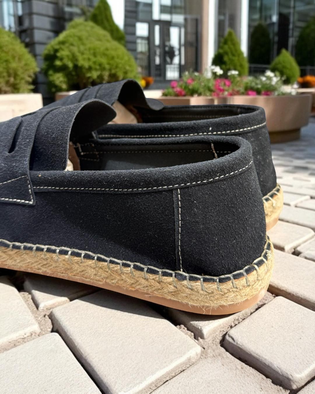 Hasır Tabanlı Detaylı Erkek Espadril
