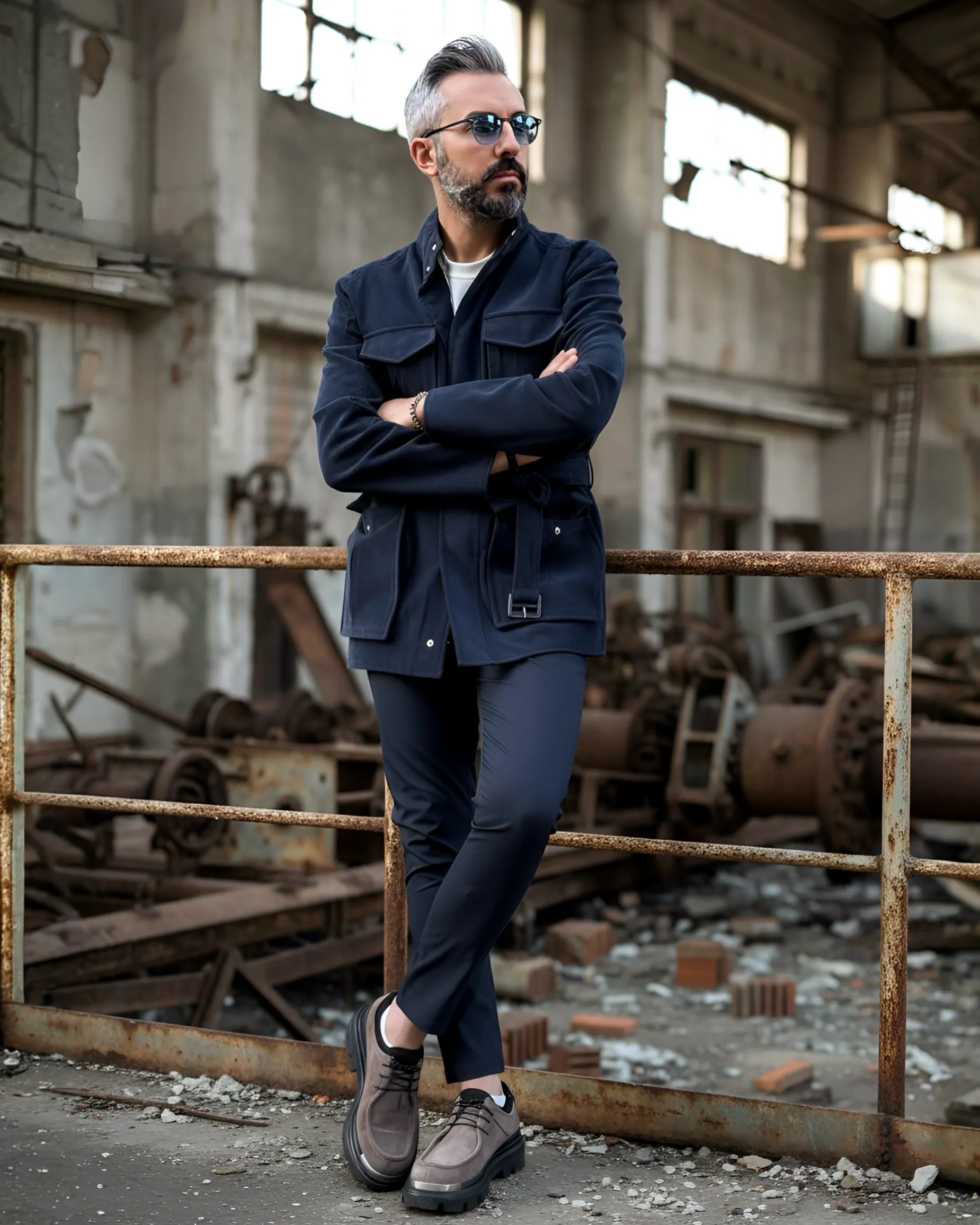 Old Money Safari Erkek Ceket