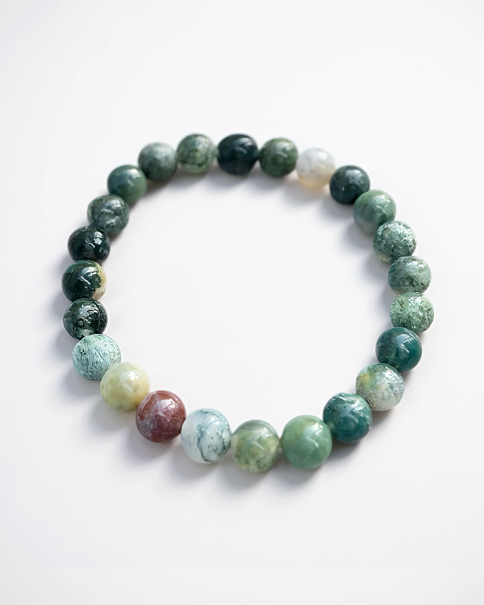 Emerald Peak – Premium Doğal Taş Erkek Bileklik