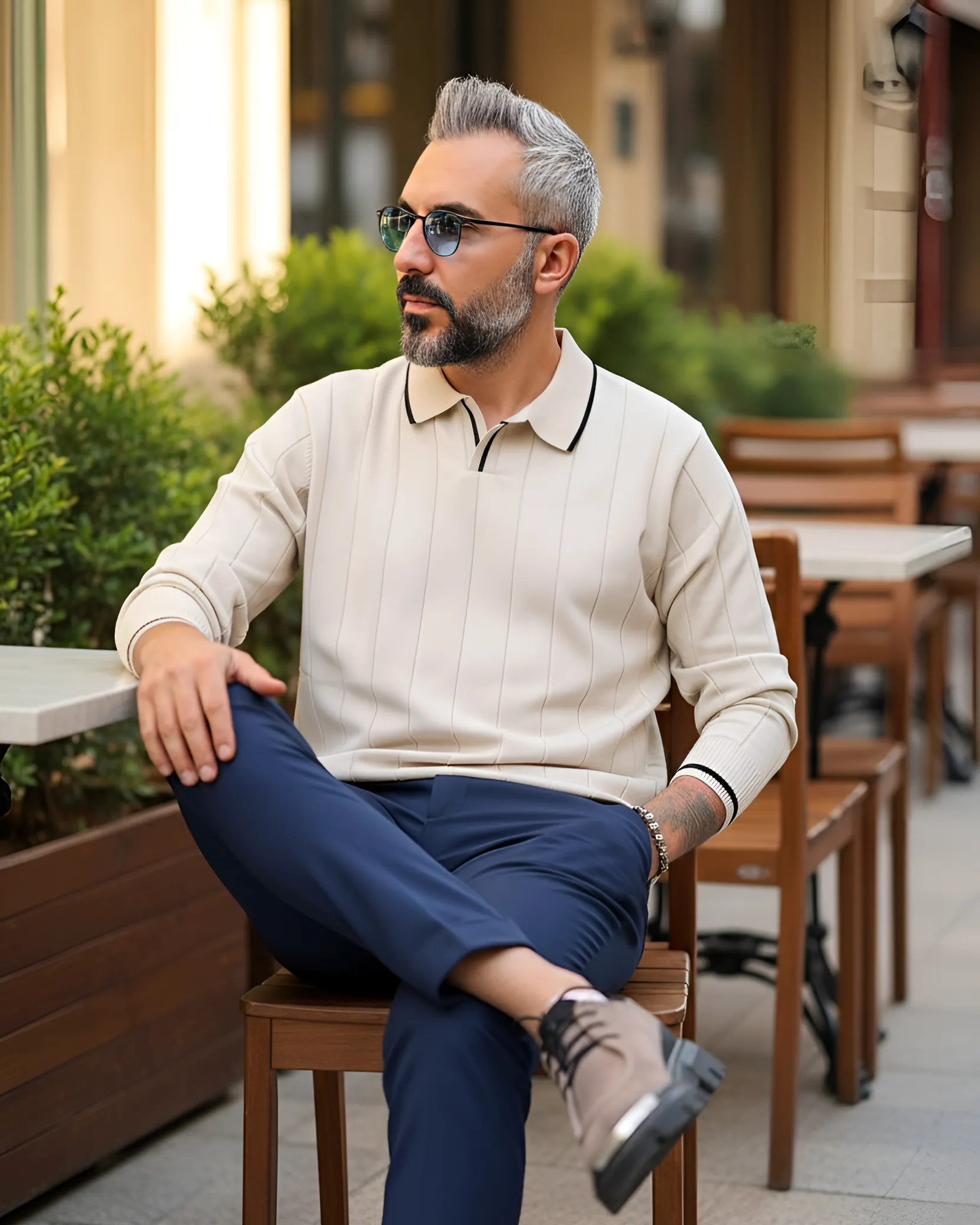 Riviera Line Old Money Erkek Triko Kazak