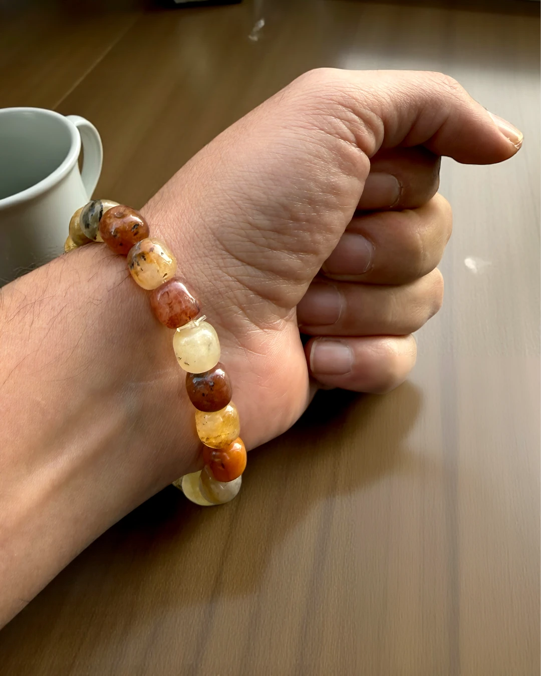 Desert Alloy – Premium Erkek Doğal Taş Bileklik